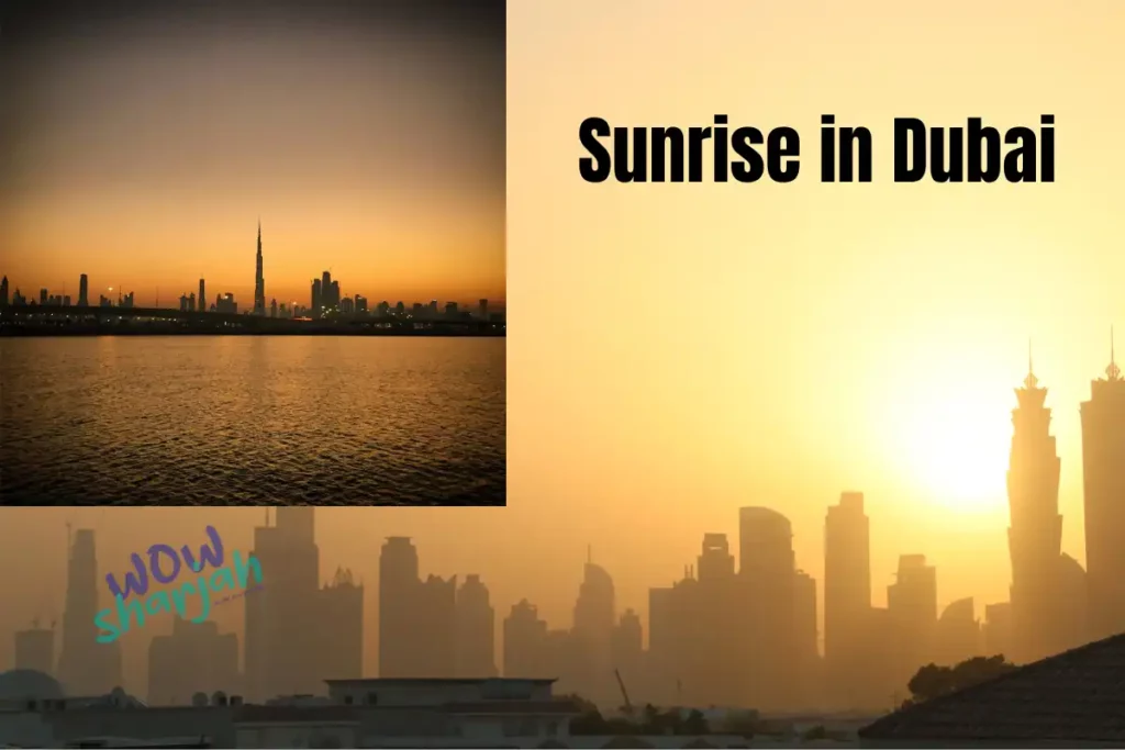Best places to watch sunrise in Dubai, Abhu Dhabi, Sharjah in UAE