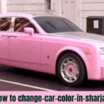 How to change vehicle color in Sharjah, UAE?