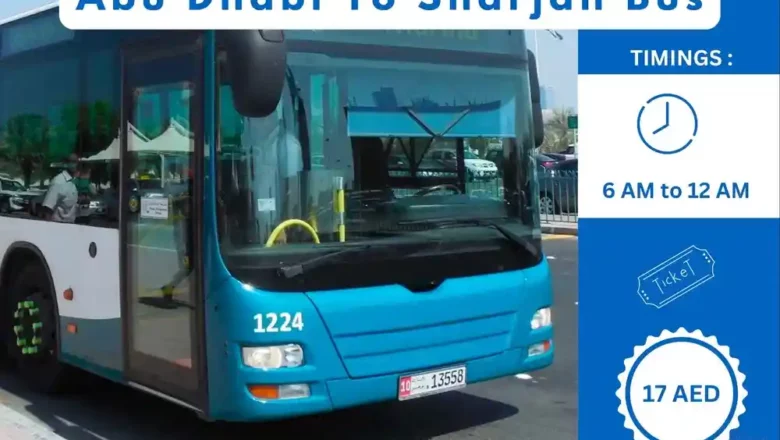 Abu Dhabi To Sharjah Bus