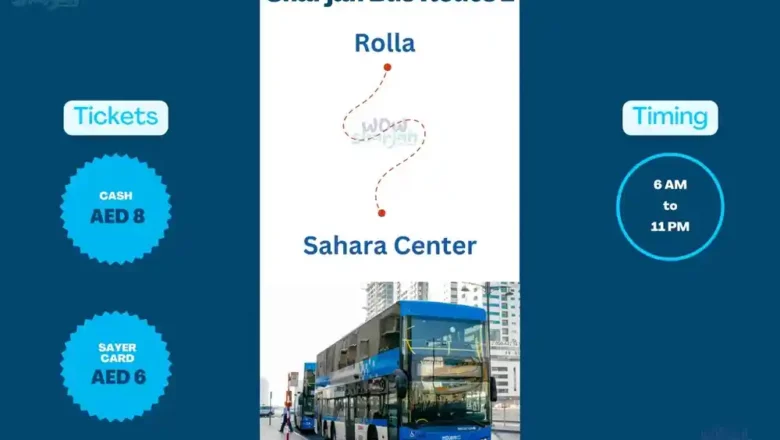 Sharjah Bus Route1[Rolla – Sahara Centre]