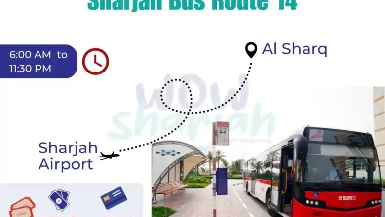 Sharjah Bus Route14 [Al Sharq – Sharjah Airport]