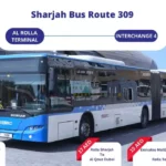 Sharjah Bus Route 309 [Al Rolla Terminal -Interchange 4]