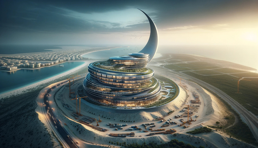 Moon-Shaped Project in Sharjah